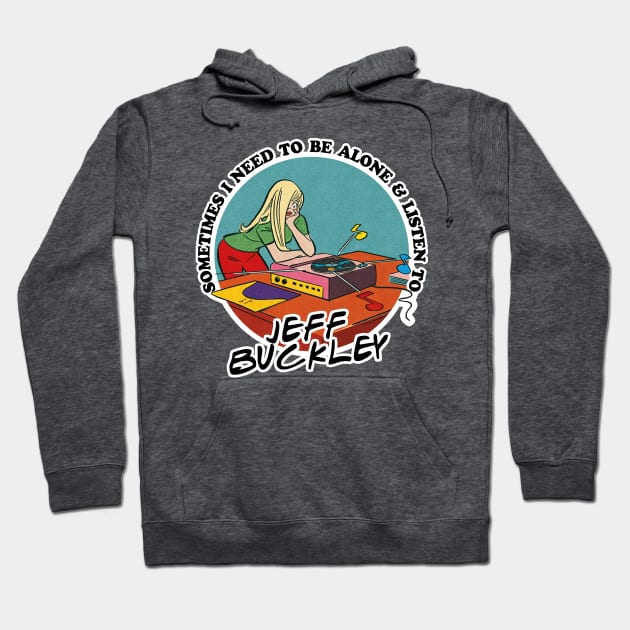 Jeff Buckley  / Music Obsessive Fan Design Hoodie by DankFutura